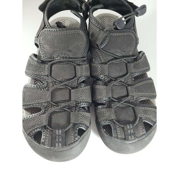 Khombu Men's Travis Adjustable Active Hiking Summer Sandals Black Size 8 - Picture 2 of 8